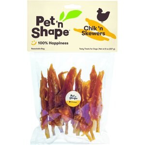 Pet 'n Shape Chik 'n Skewers Dog Treats, 8-oz bag
