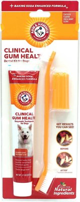 Arm & Hammer Dental Clinical Gum Health Dog Toothpaste & Brush Kit, slide 1 of 1