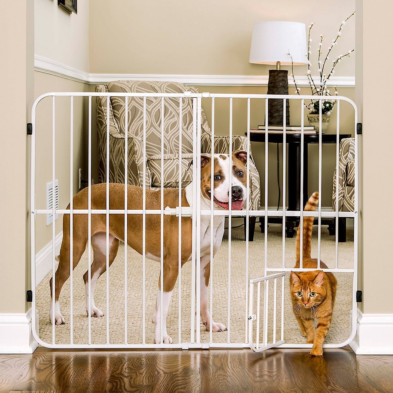 carlson extra tall metal expandable pet gate