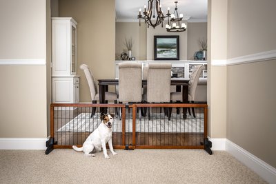 Carlson Pet Products Design Studio Freestanding Extra Wide Pet Gate, slide 1 of 1