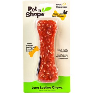 Pet 'n Shape Long Lasting Chewz Chicken Bones 6" Dog Treats, 1 pack