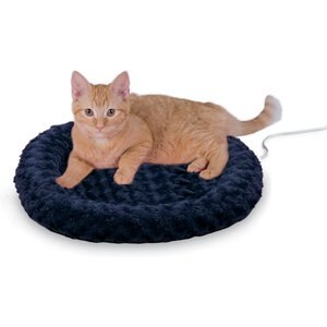 K&H Pet Products Thermo-Kitty Fashion Splash Cat Bed, Blue