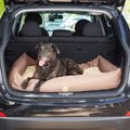 K&H Pet Products Travel & SUV Bolster Dog Bed, Tan, Large