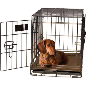 K&H Pet Products Self-Warming Dog Crate Pad, Mocha, 20 x 25 in