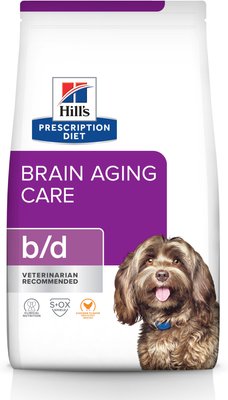 Hill's Prescription Diet b/d Brain Aging Care Chicken Flavor Dry Dog Food, slide 1 of 1