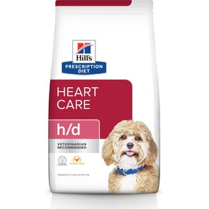 Hill's Prescription Diet h/d Heart Care Chicken Flavor Dry Dog Food, 17.6-lb bag