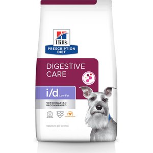 Hill's Prescription Diet i/d Digestive Care Low Fat Chicken Flavor Dry Dog Food, 8.5-lb bag