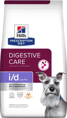 Hill's Prescription Diet i/d Digestive Care Low Fat Chicken Flavor Dry Dog Food, slide 1 of 1