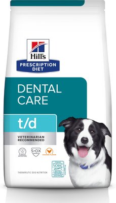 Hill's Prescription Diet t/d Dental Care Chicken Flavor Dry Dog Food, slide 1 of 1
