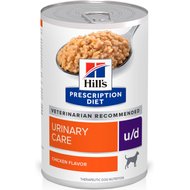 Hill's Prescription Diet u/d Urinary Care Chicken Flavor Canned Dog Food
