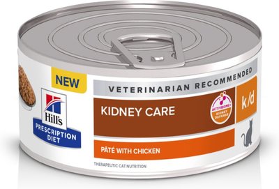 Hill's Prescription Diet k/d Kidney Care with Chicken Canned Cat Food, slide 1 of 1