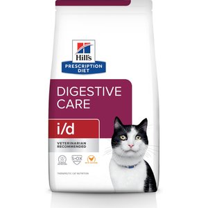 Hill's Prescription Diet i/d Digestive Care with Chicken Dry Cat Food, 8.5-lb bag