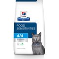 Hill's Prescription Diet d/d Skin/Food Sensitivities Duck & Green Pea Formula Dry Cat Food, 8.5-lb bag