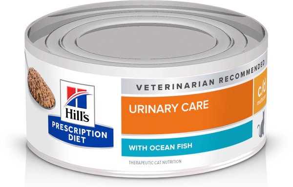 Hill's Prescription Diet c/d Multicare Urinary Care with Ocean Fish Wet Cat Food, 5.5-oz, case of 24 slide 1 of 11