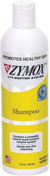 Zymox Veterinary Strength Enzymatic Dog & Cat Shampoo, 12-oz bottle slide 1 of 10