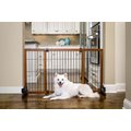 Carlson Pet Products Design Studio Freestanding Extra Wide Pet Gate, 28-in