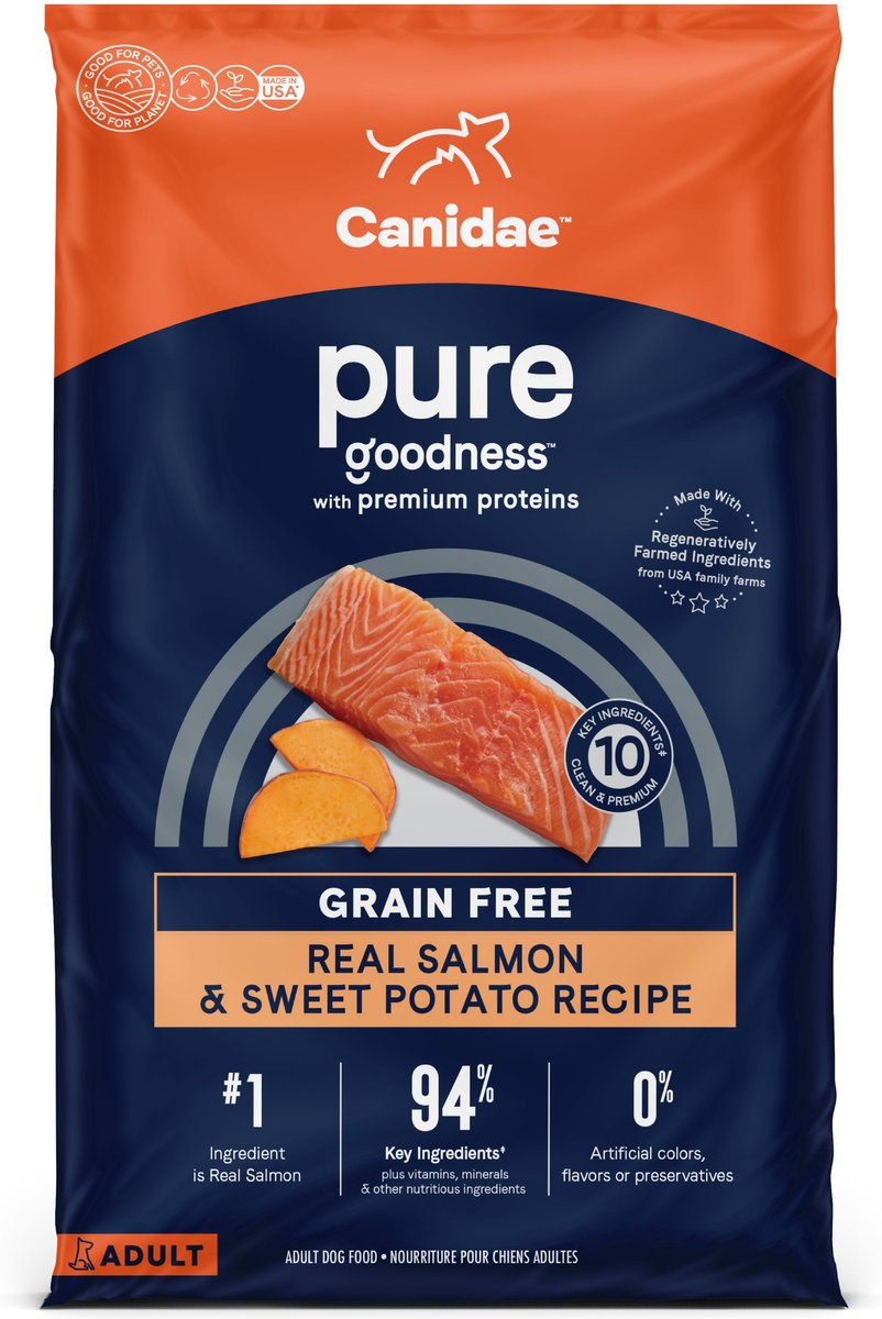 Canidae Pure Limited Ingredient Dog Food, Salmon and Sweet Potato Recipe