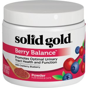Solid Gold Supplements Berry Balance Urinary Tract Health Powder Dog & Cat Supplement, 3.5-oz jar