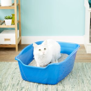 Van Ness High Sides Cat Litter Pan, Blue