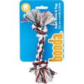 Booda Multi Color 2-Knot Rope Bone Dog Toy, X-Small
