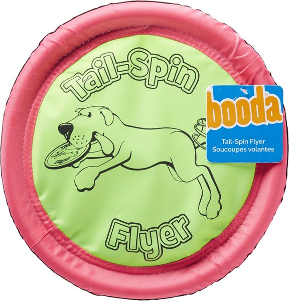 Booda Soft Bite Tail Spin Flyer Flying Disc Dog Toy, Color Varies, Large slide 1 of 7