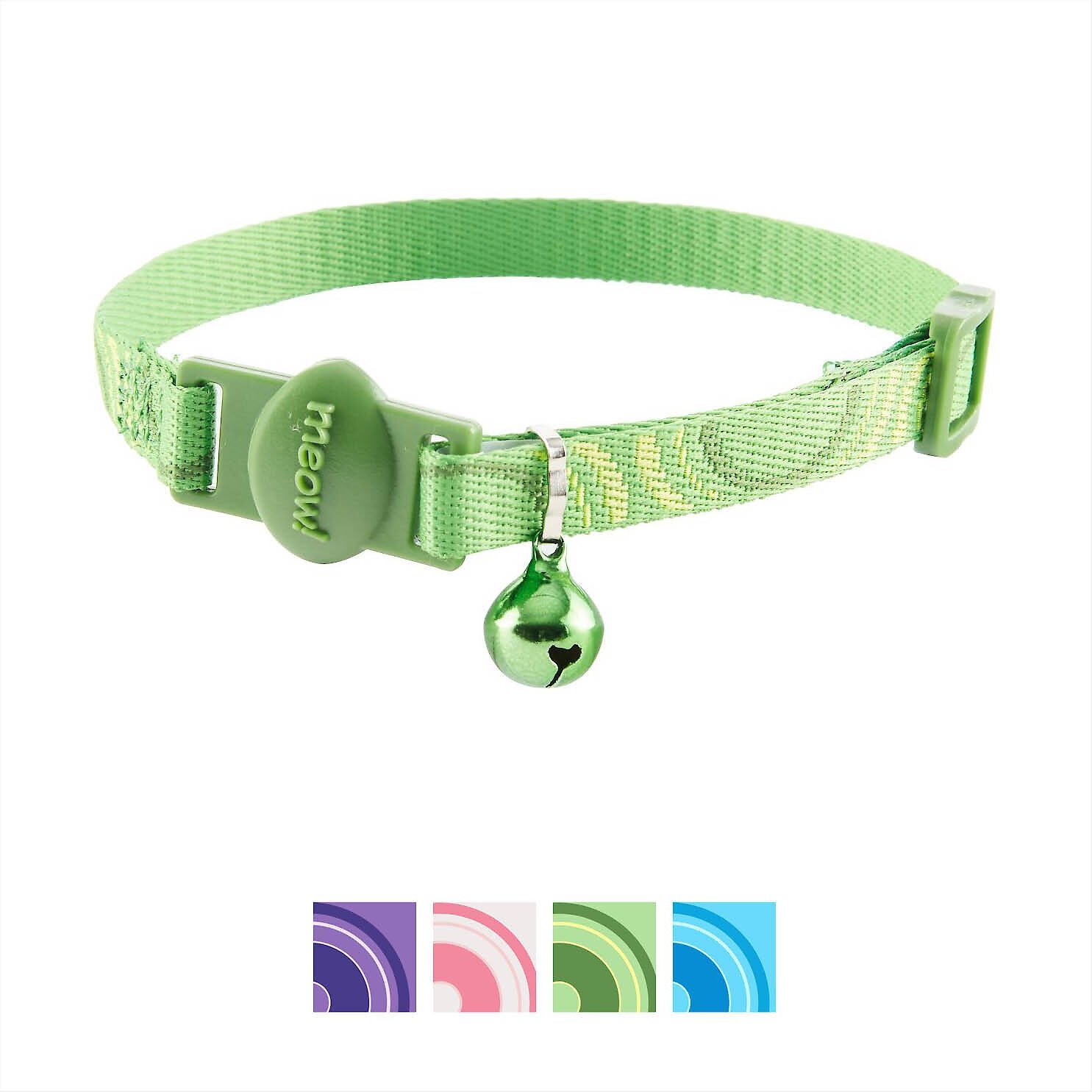 Green Petmate 320108 8-12-Inch Eco Friendly Breakaway Circle Cat Collar