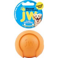 JW Pet iSqueak Bouncin' Baseball Dog Toy, Color Varies