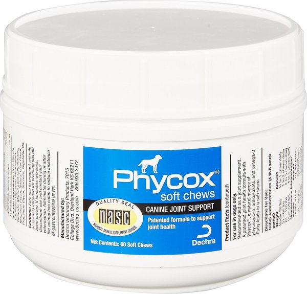 Phycox Soft Chews Joint Supplement for Dogs, 60 count slide 1 of 4