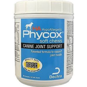 Phycox HypoAllergenic (HA) Soft Chews Joint Supplement for Dogs, 120 count