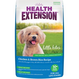 Health Extension Little Bites Chicken & Brown Rice Recipe Dry Dog Food, 10-lb bag