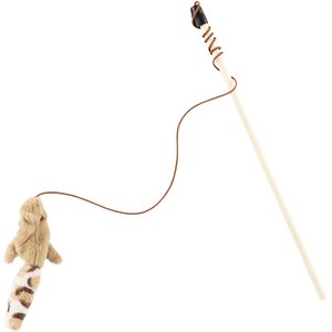 Ethical Pet Skinneeez Friend Teaser Wand Cat Toy with Catnip