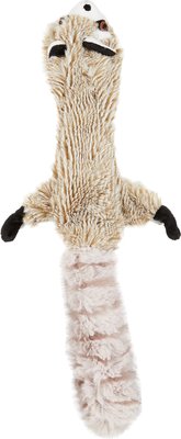 Ethical Pet Skinneeez Forest Series Raccoon Stuffing-Free Squeaky Plush Dog Toy, slide 1 of 1