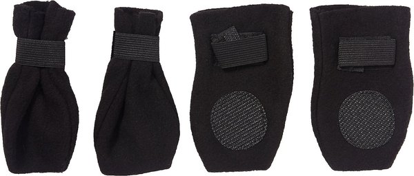 Ethical Pet Fashion Lookin' Good Fleece Boots, Black Arctic, 4 count, Small slide 1 of 5