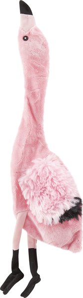 Ethical Pet Skinneeez Exotic Series Pink Flamingo Stuffing-Free Squeaky Plush Dog Toy slide 1 of 6
