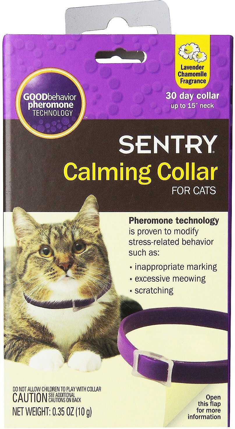 Sentry HC Good Behavior Pheromone Cat Calming Collar, 3 count