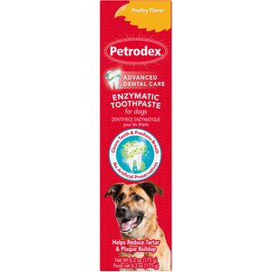 Sentry Petrodex Veterinary Strength Enzymatic Poultry Flavor Dog Toothpaste, 6.2-oz