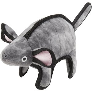 Tuffy's Gray Mouse Mo Plush Dog Toy