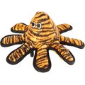 Tuffy's Mega Creature Tiger Print Octopus Squeaky Plush Dog Toy