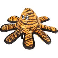 Tuffy's Mega Creature Tiger Print Octopus Squeaky Plush Dog Toy