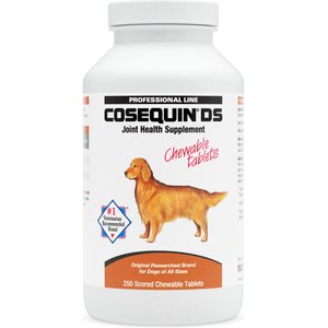 Nutramax Cosequin DS Chewable Tablets Joint Supplement for Dogs, 250 count