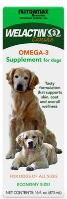Nutramax Welactin Omega-3 Liquid Skin & Coat Supplement for Dogs, slide 1 of 1
