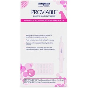 Nutramax Proviable Kit Medication for Diarrhea for Cats & Dogs, 30mL Medium & Large Dog