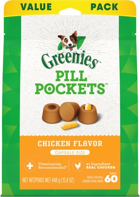 Greenies Pill Pockets Canine Chicken Flavor Dog Treats, slide 1 of 1