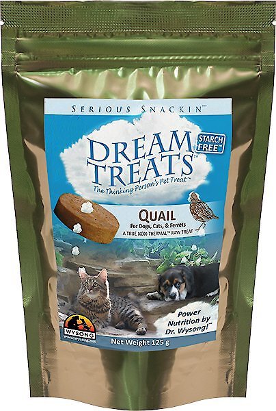 Wysong Dream Quail Freeze-Dried Raw Dog & Cat Treats, 125-g bag slide 1 of 5