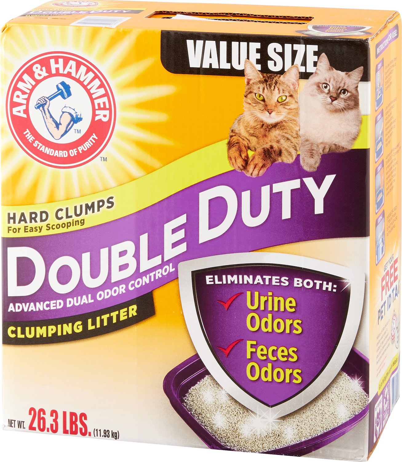 Arm & Hammer Litter Double Duty Clumping Litter, 26.3lb box