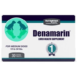 Nutramax Denamarin Tablets Liver Supplement for Dogs, 30 count