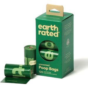 Earth Rated PoopBags Refill Pack, Unscented, 120