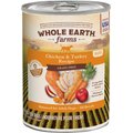 Whole Earth Farms Grain-Free Chicken & Turkey Recipe Canned Dog Food, 12.7-oz, case of 12
