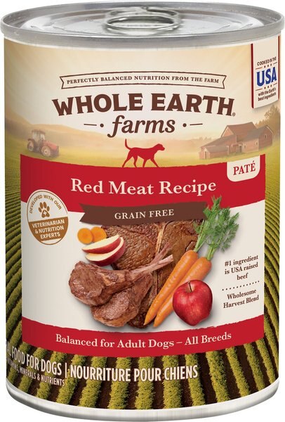 Whole Earth Farms Grain-Free Red Meat Recipe Canned Dog Food