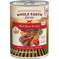 Whole Earth Farms Grain-Free Red Meat Recipe Canned Dog Food, 12.7-oz, case of 12
